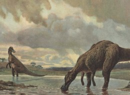 Plant-eating Giant Dinosaurs Survived in the Canadian Arctic